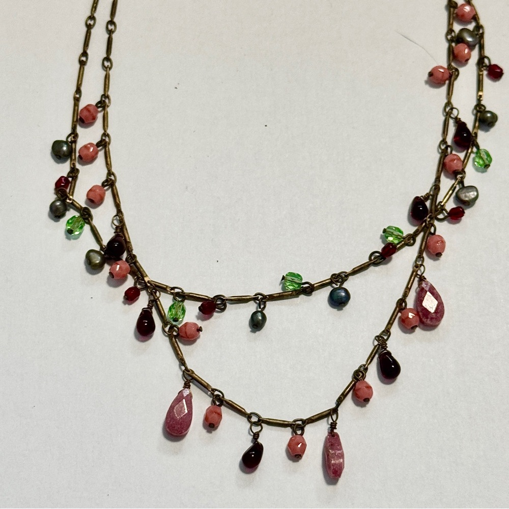 Elegant Multicolor Beaded Necklace